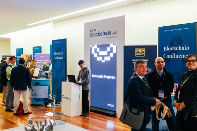 Project stands at the Blockchain Confluence 2025 showcase